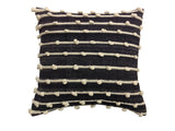 Ernest Black/Ivory Pillow - Ornate Home