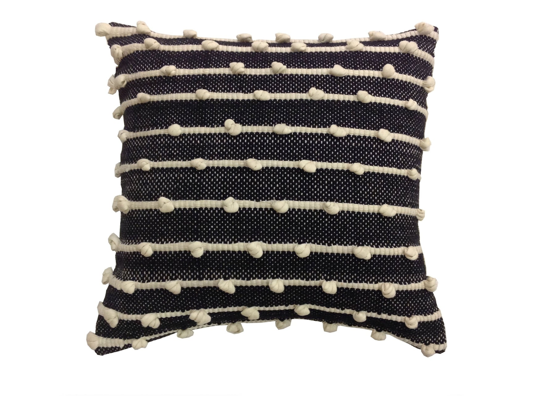 Ernest Black/Ivory Pillow - Ornate Home