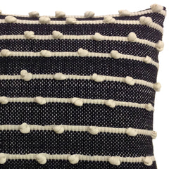 Ernest Black/Ivory Pillow - Ornate Home