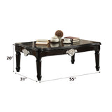 Ernestine Coffee Table in Black - Ornate Home