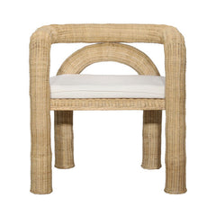 Ernestine Natural/Off White Occasional Chair - Ornate Home