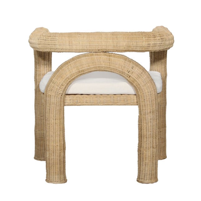 Ernestine Natural/Off White Occasional Chair - Ornate Home