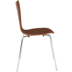 Ernie Walnut Dining Side Chair - Ornate Home