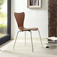 Ernie Walnut Dining Side Chair - Ornate Home