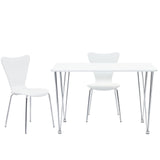 Ernie White Dining Side Chair - Ornate Home