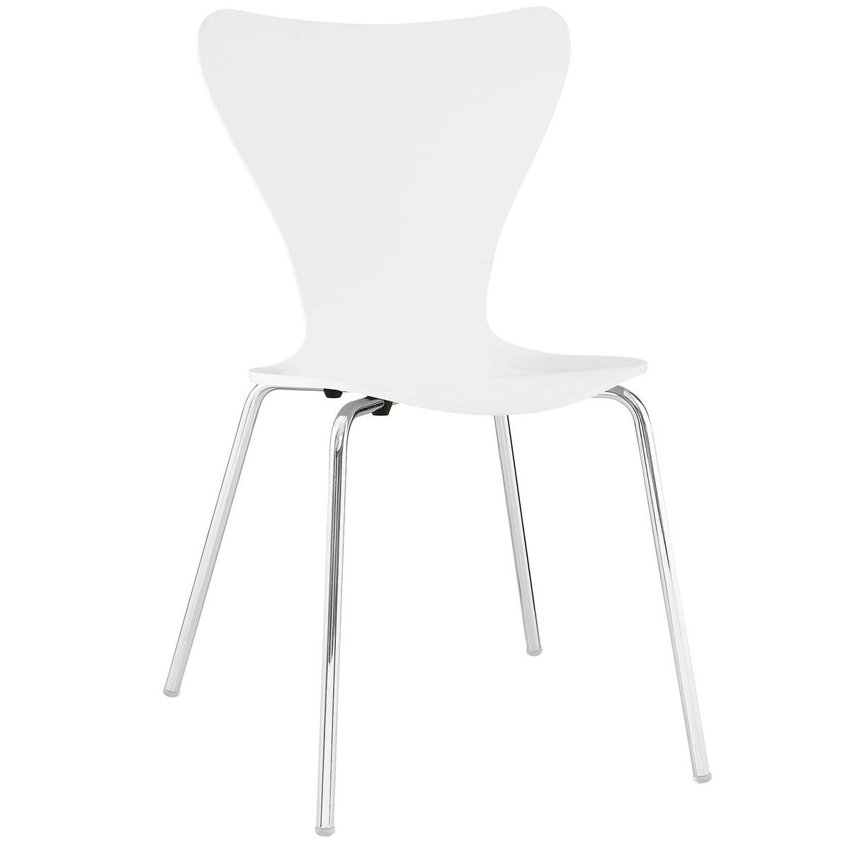 Ernie White Dining Side Chair - Ornate Home