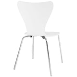 Ernie White Dining Side Chair - Ornate Home