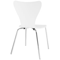 Ernie White Dining Side Chair - Ornate Home