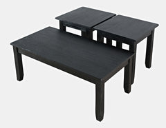 Eros Black Occasional 3-Pc Occasional Table Set - Ornate Home