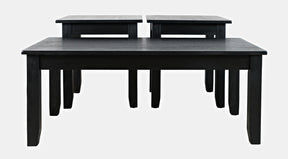 Eros Black Occasional 3-Pc Occasional Table Set - Ornate Home