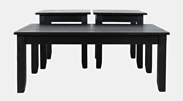 Eros Black Occasional 3-Pc Occasional Table Set - Ornate Home
