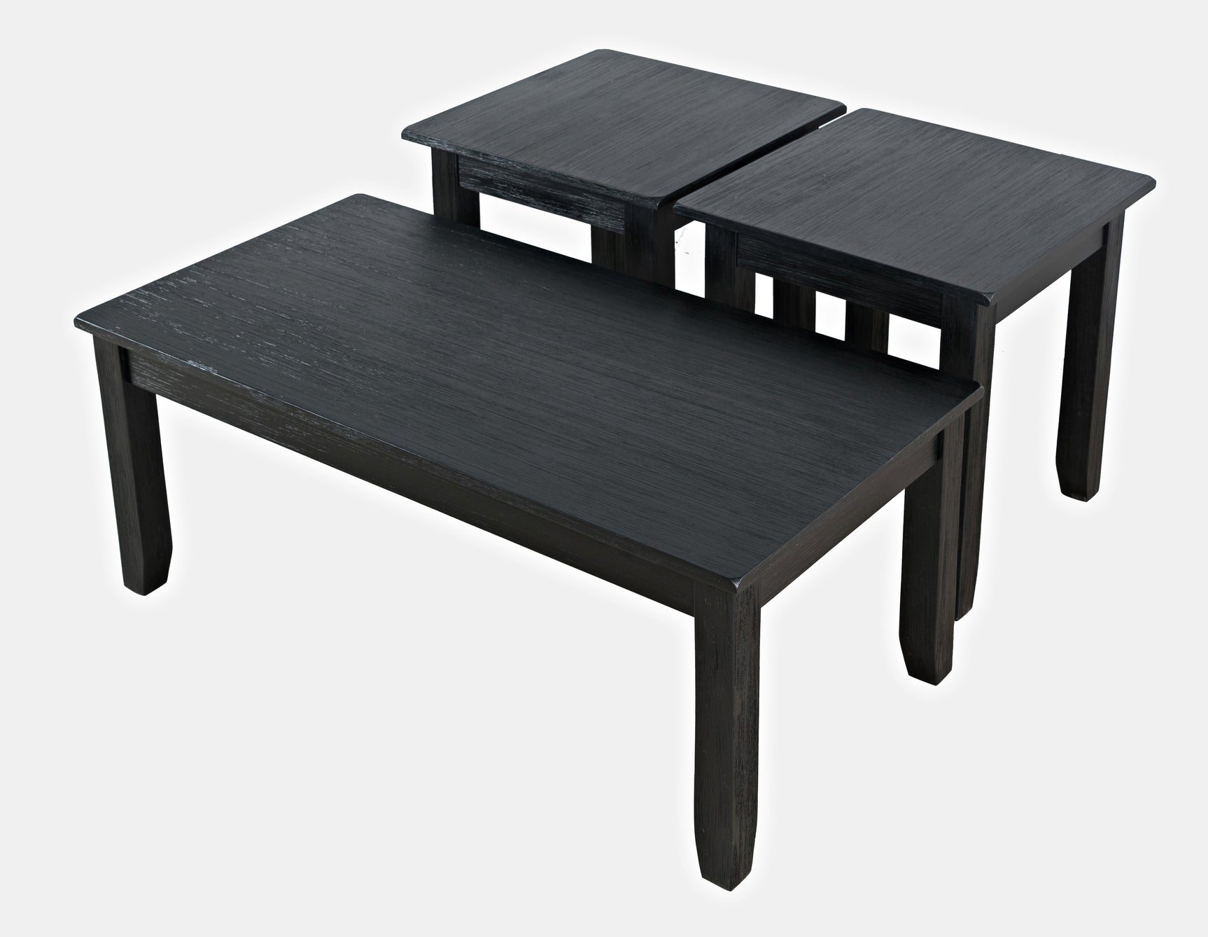 Eros Black Occasional 3-Pc Occasional Table Set - Ornate Home