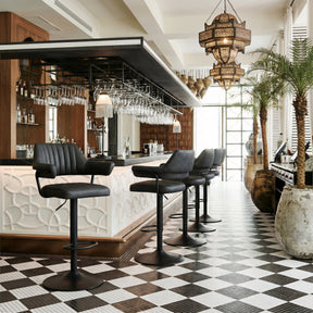 Erret Gray Barstool - Ornate Home