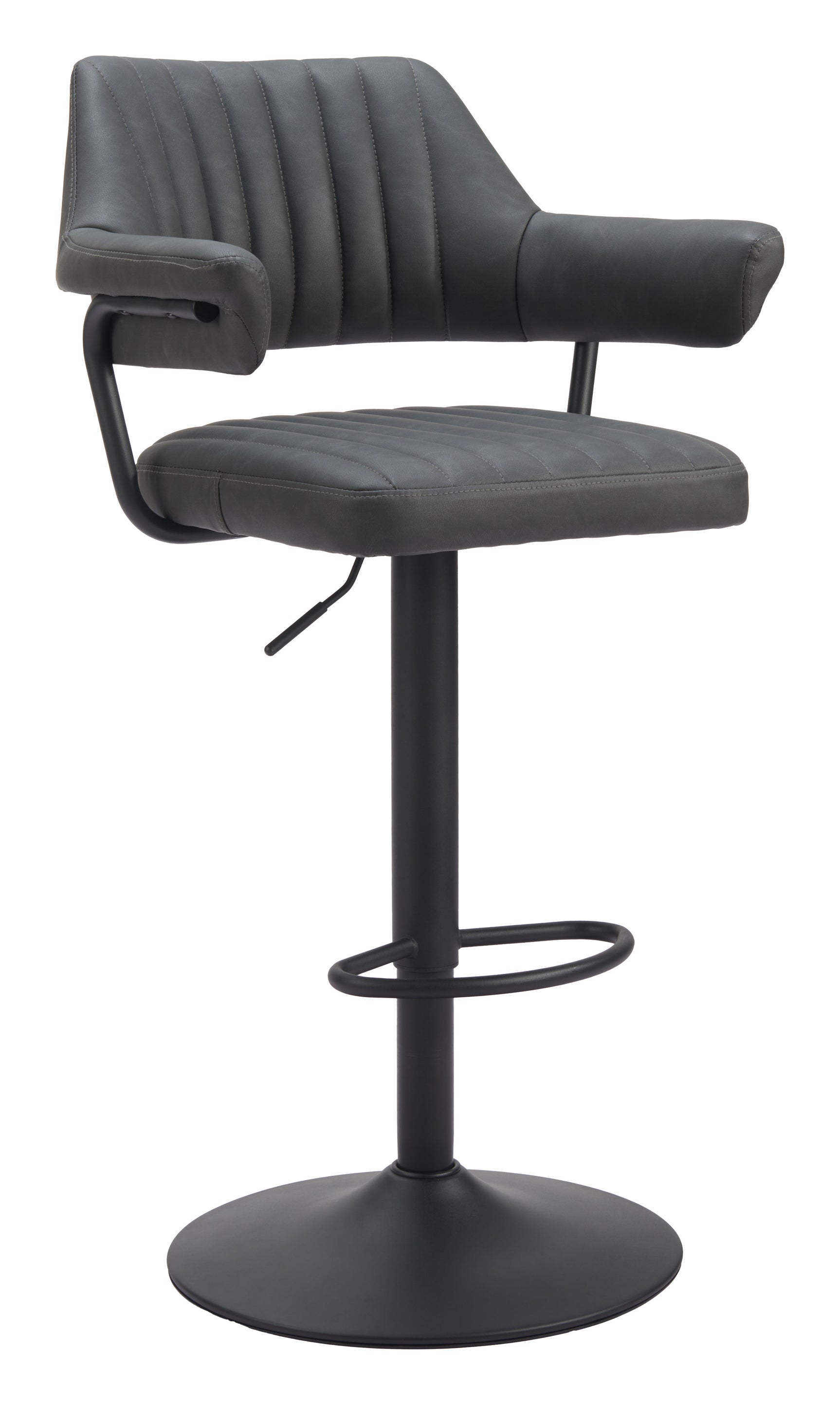 Erret Gray Barstool - Ornate Home