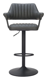 Erret Gray Barstool - Ornate Home