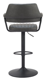 Erret Gray Barstool - Ornate Home