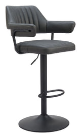 Erret Gray Barstool - Ornate Home