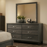 Errico Gray 4 Pc. Queen Bedroom Set - Ornate Home