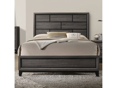 Errico Gray 5 Pc. Queen Bedroom Set w/ Chest - Ornate Home