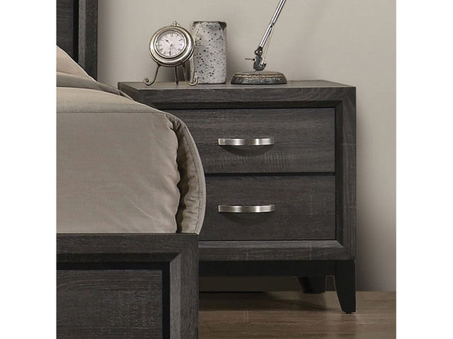 Errico Gray Nightstand - Ornate Home