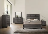 Errico Gray Twin Bed - Ornate Home