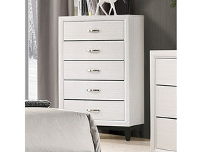 Errico White Chest - Ornate Home
