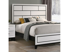 Errico White Full Bed - Ornate Home