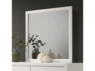 Errico White Mirror - Ornate Home
