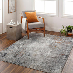 Ervin Gray Area Rug - Ornate Home