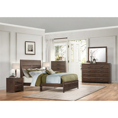 Erwan Espresso Eastern King Bed - Ornate Home