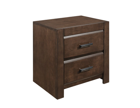 Erwan Espresso Nightstand - Ornate Home