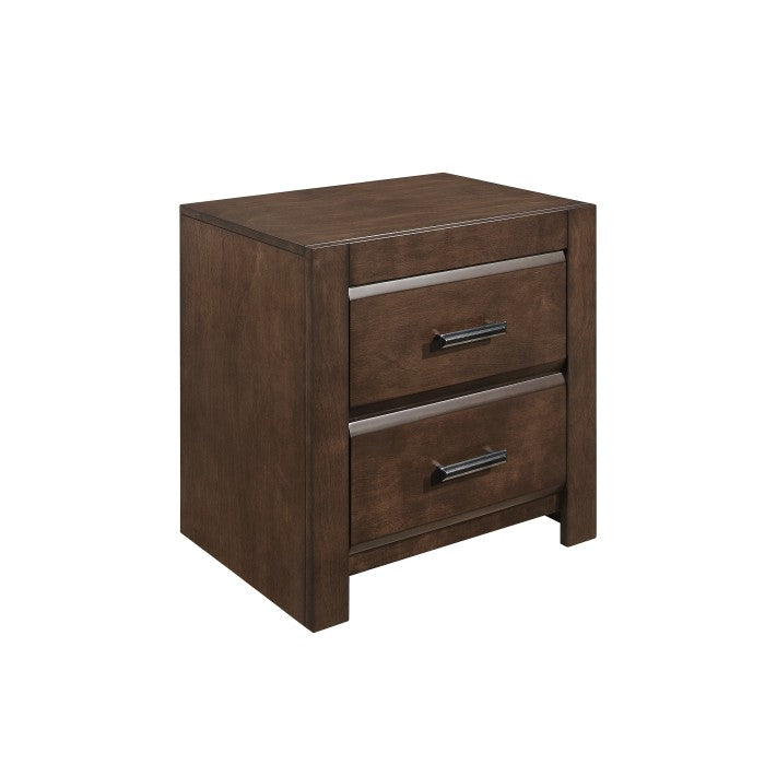 Erwan Espresso Nightstand - Ornate Home