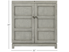 Escape Grey Bar Cabinet - Ornate Home