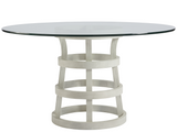 Escape Sandbar 54" Round Glass Table - Ornate Home