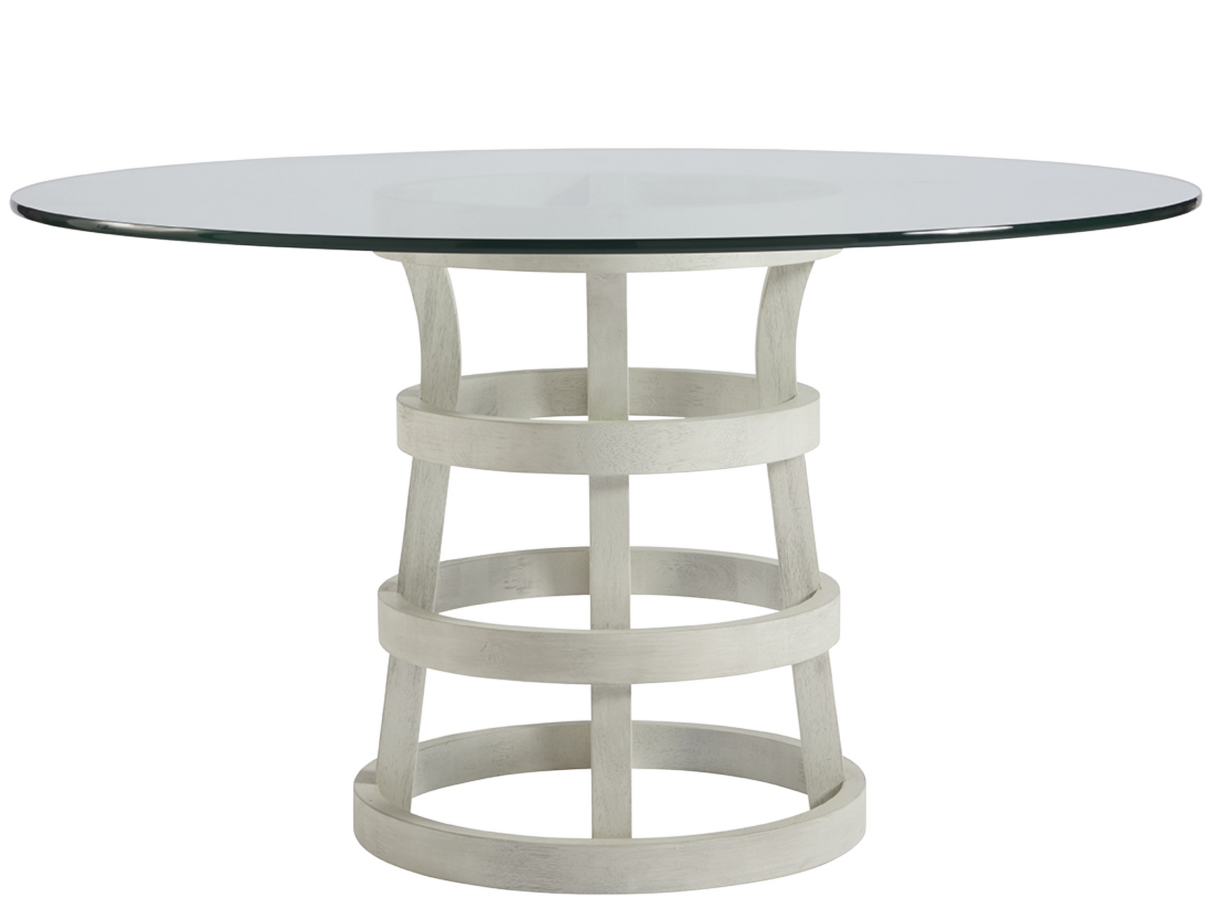 Escape Sandbar 54" Round Glass Table - Ornate Home