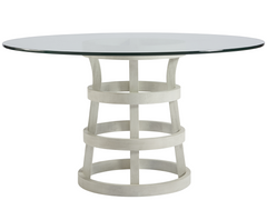 Escape Sandbar 54" Round Glass Table - Ornate Home