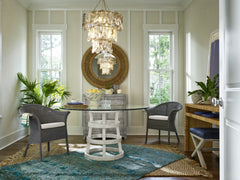 Escape Sandbar 54" Round Glass Table - Ornate Home
