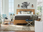 Escape Sandbar Bedside Table w/ Stone Top - Ornate Home