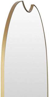 Escaudain Contemporary Gold Mirror - Clearance - Ornate Home