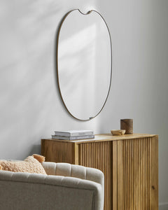 Escaudain Contemporary Gold Mirror - Clearance - Ornate Home