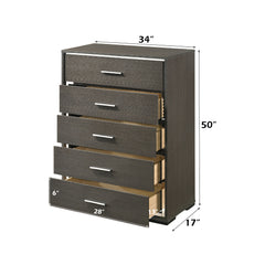 Escher Gray Oak Chest - Ornate Home