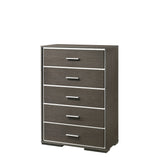 Escher Gray Oak Chest - Ornate Home