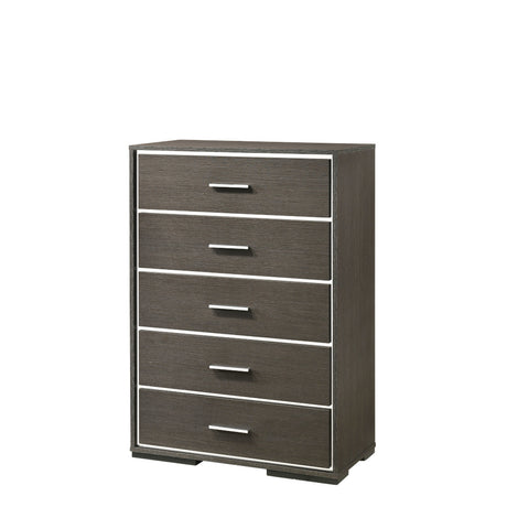 Escher Gray Oak Chest - Ornate Home