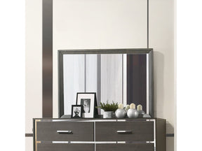 Escher Gray Oak Mirror - Ornate Home