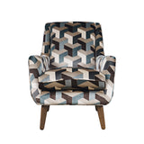 Escher Multicolor Accent Chair - Ornate Home
