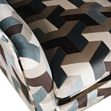 Escher Multicolor Accent Chair - Ornate Home