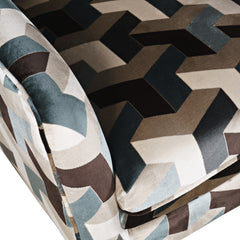 Escher Multicolor Accent Chair - Ornate Home