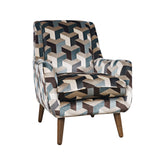 Escher Multicolor Accent Chair - Ornate Home
