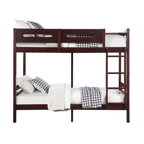Esin Espresso Bunk Bed - Ornate Home