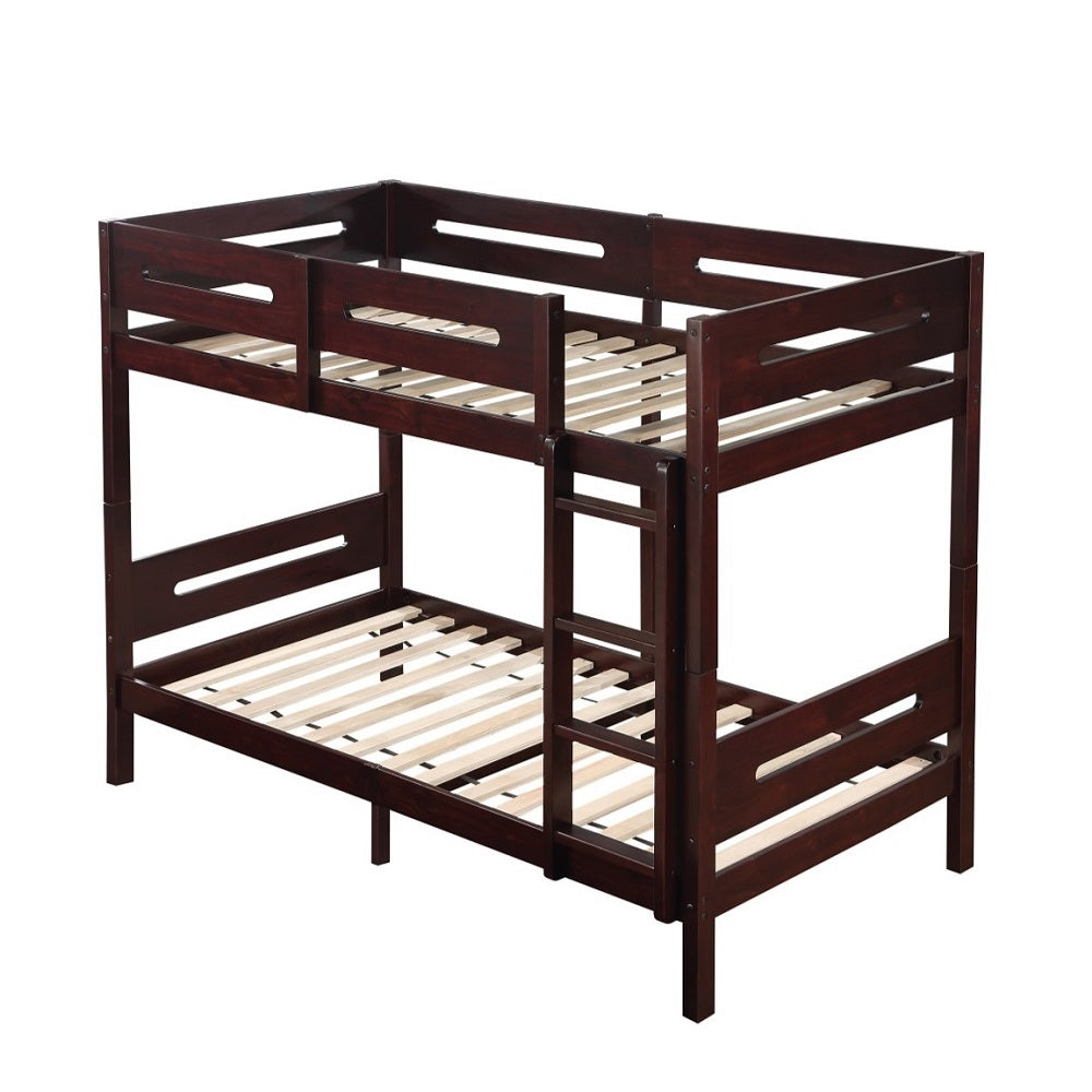 Esin Espresso Bunk Bed - Ornate Home